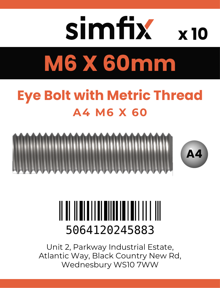 Simfix product label - 8267A406060-D