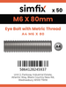 Simfix product label - 8267A406080-T