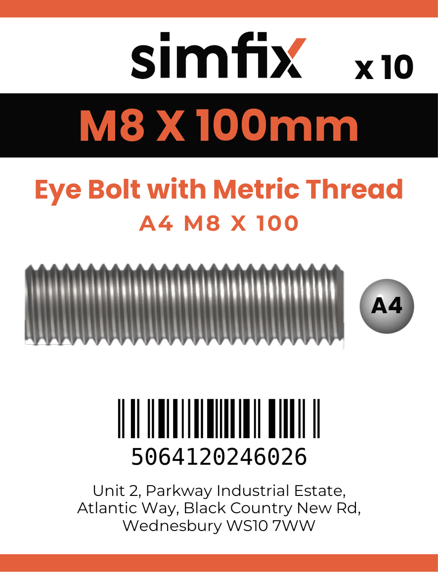 Simfix product label - 8267A408100-D