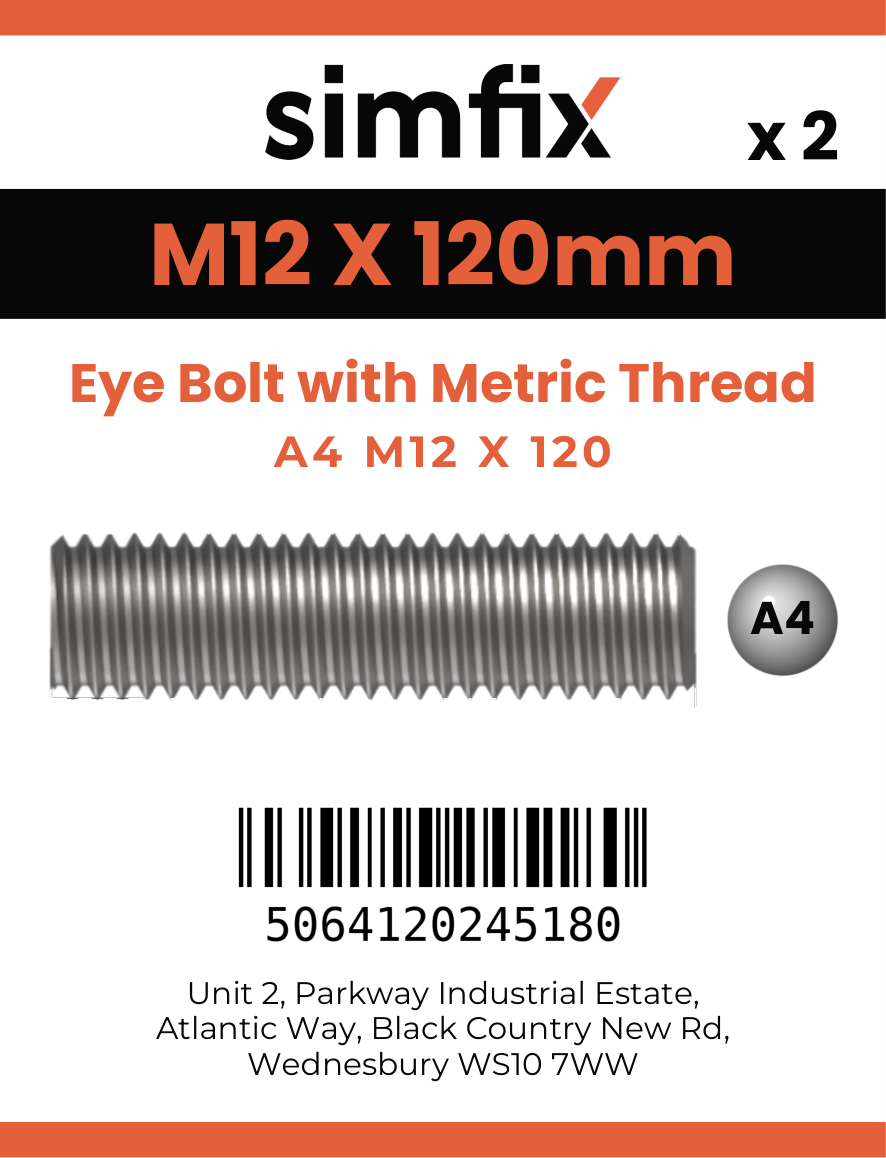 Simfix product label - 8267A412120-D