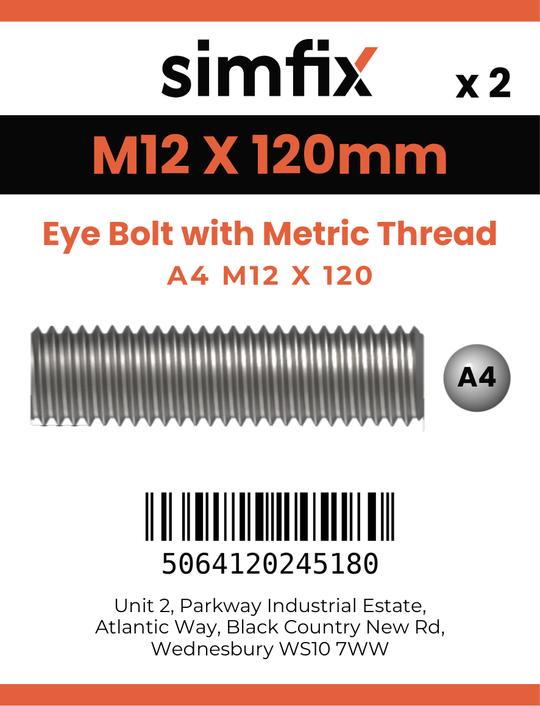 Simfix product label - 8267A412120-D