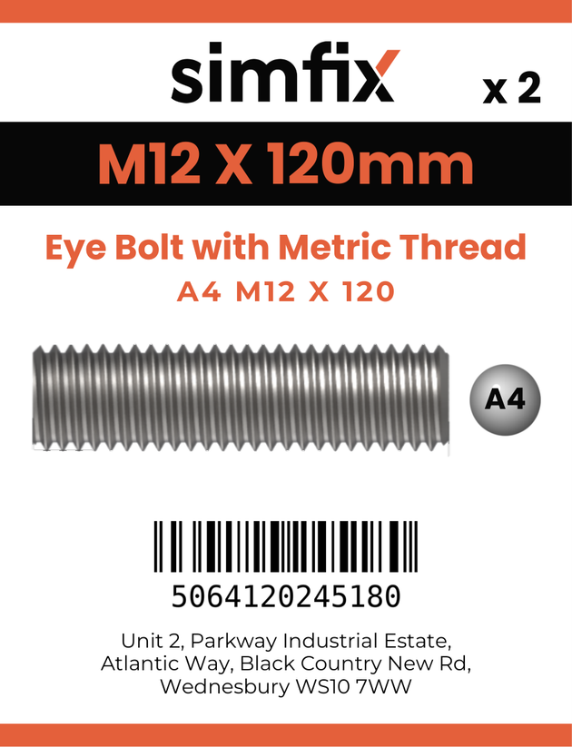 Simfix product label - 8267A412120-D