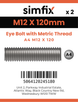 Simfix product label - 8267A412120-D