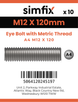Simfix product label - 8267A412120-T