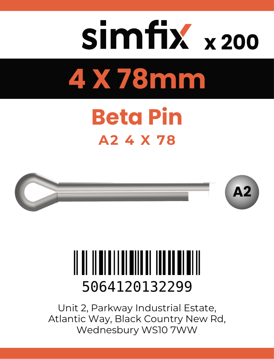 Simfix product label - 8273A204078-T