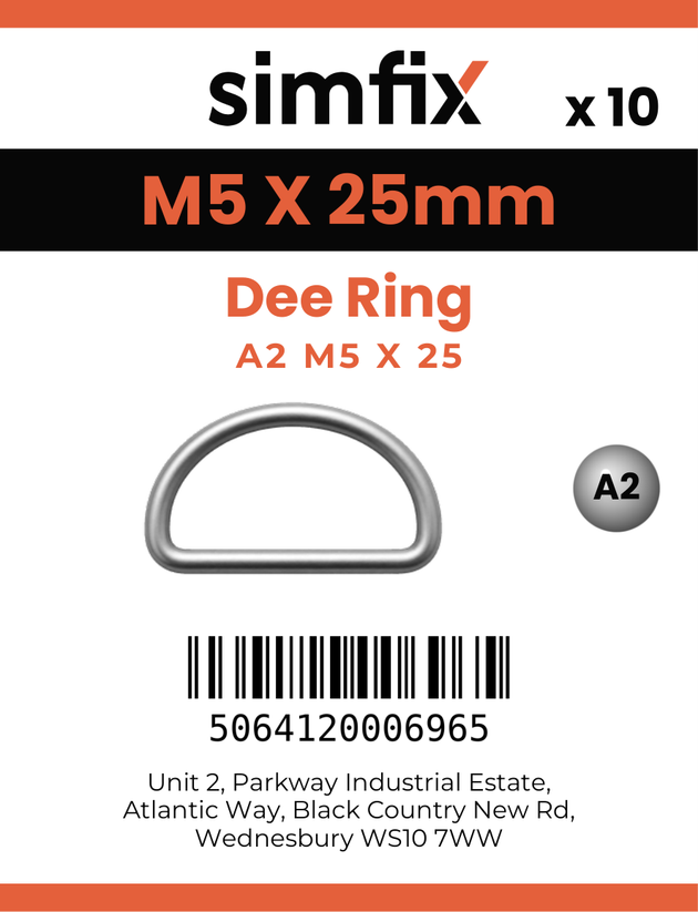 Simfix product label - 8274A205025-D