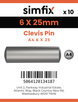 Simfix product label - 8279A406025-D