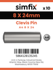 Simfix product label - 8279A408024-D