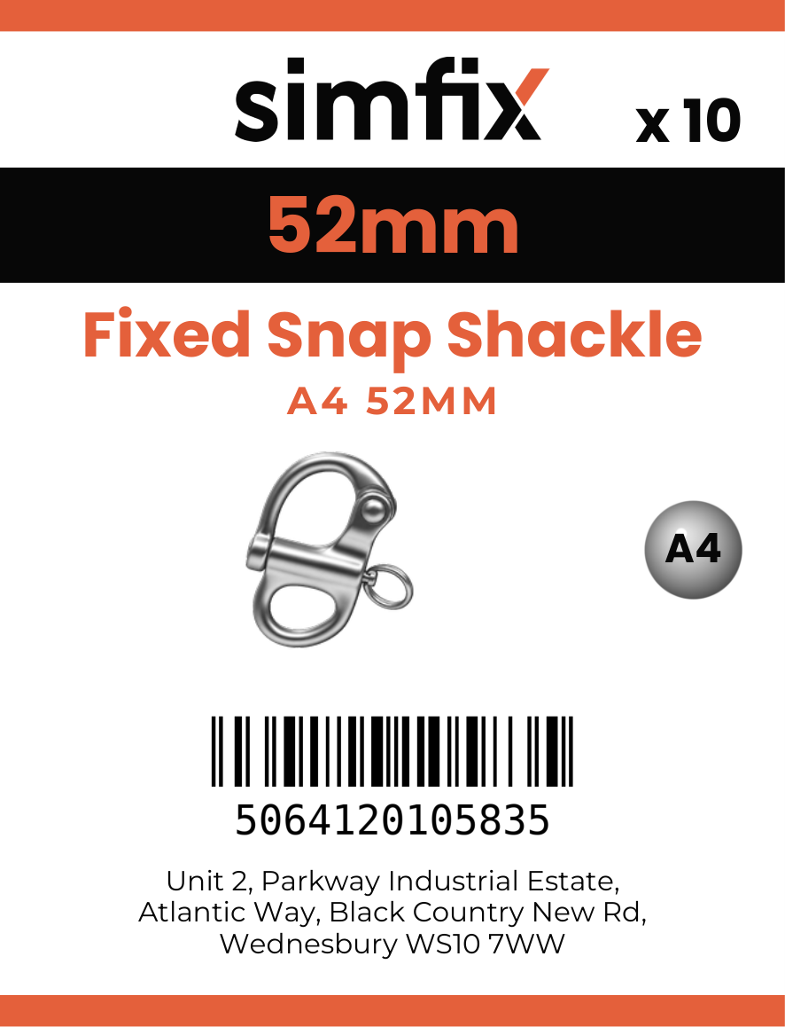 Simfix product label - 8288A452-T
