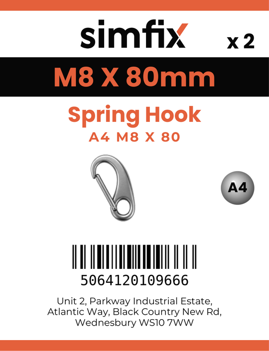 Simfix product label - 8293A408080-D