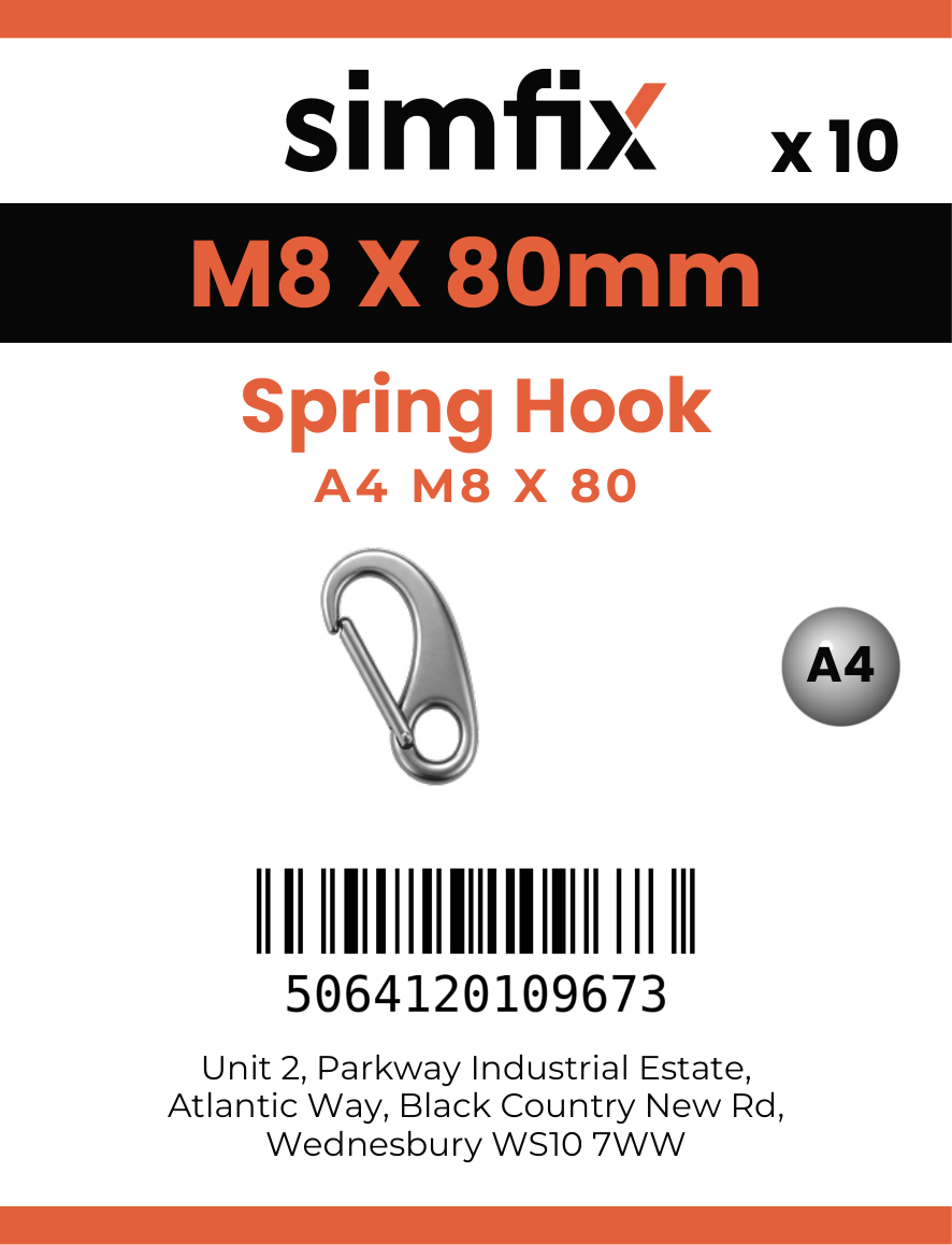 Simfix product label - 8293A408080-T