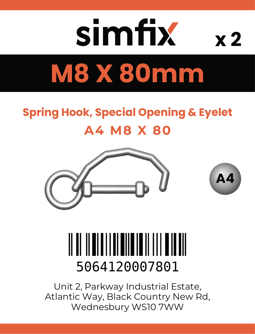Simfix product label - 8294A408080-D