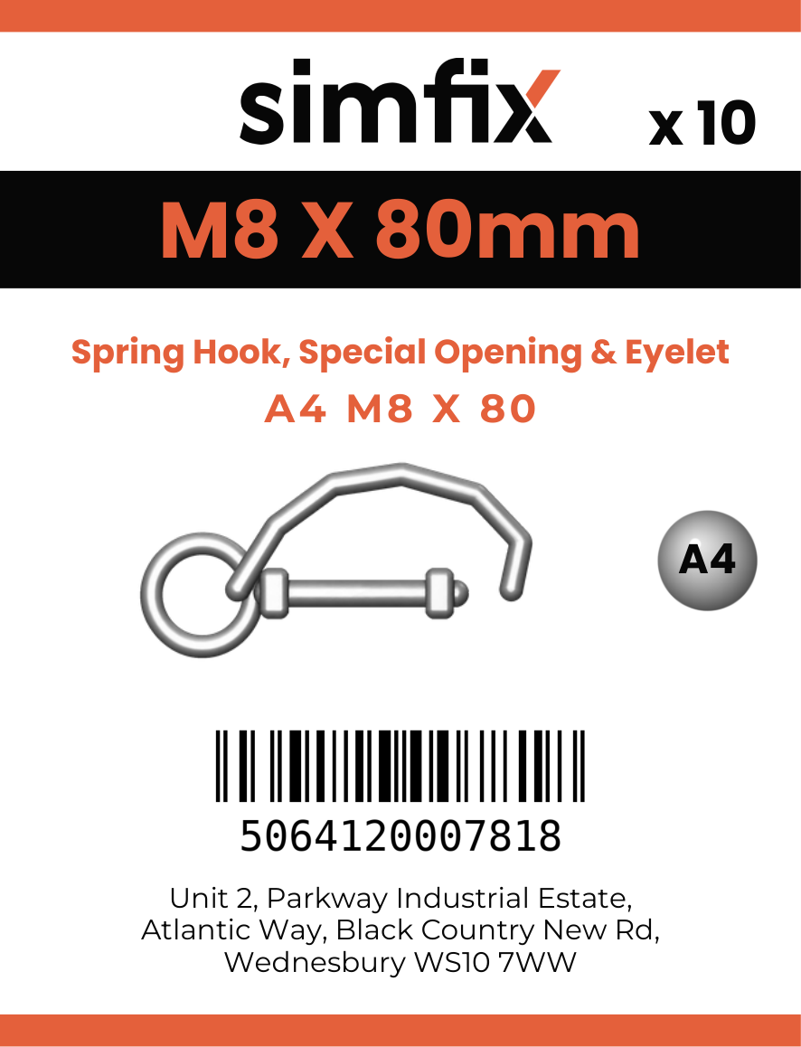 Simfix product label - 8294A408080-T