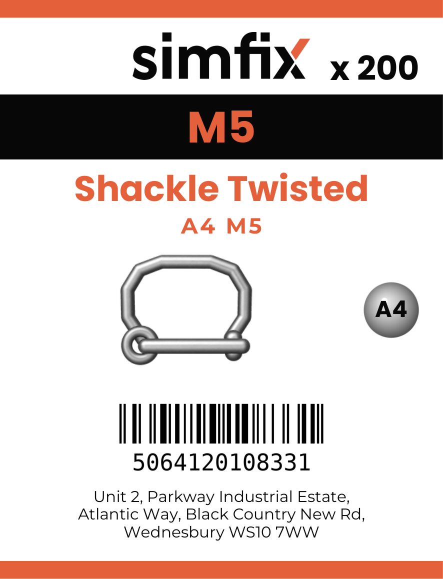 Simfix product label - 8296A405-T