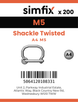 Simfix product label - 8296A405-T
