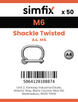 Simfix product label - 8296A406-T