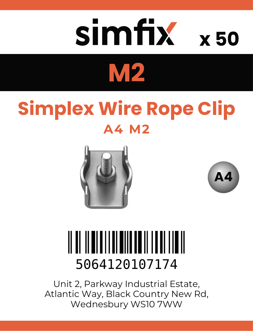 Simfix product label - 8304A402-T