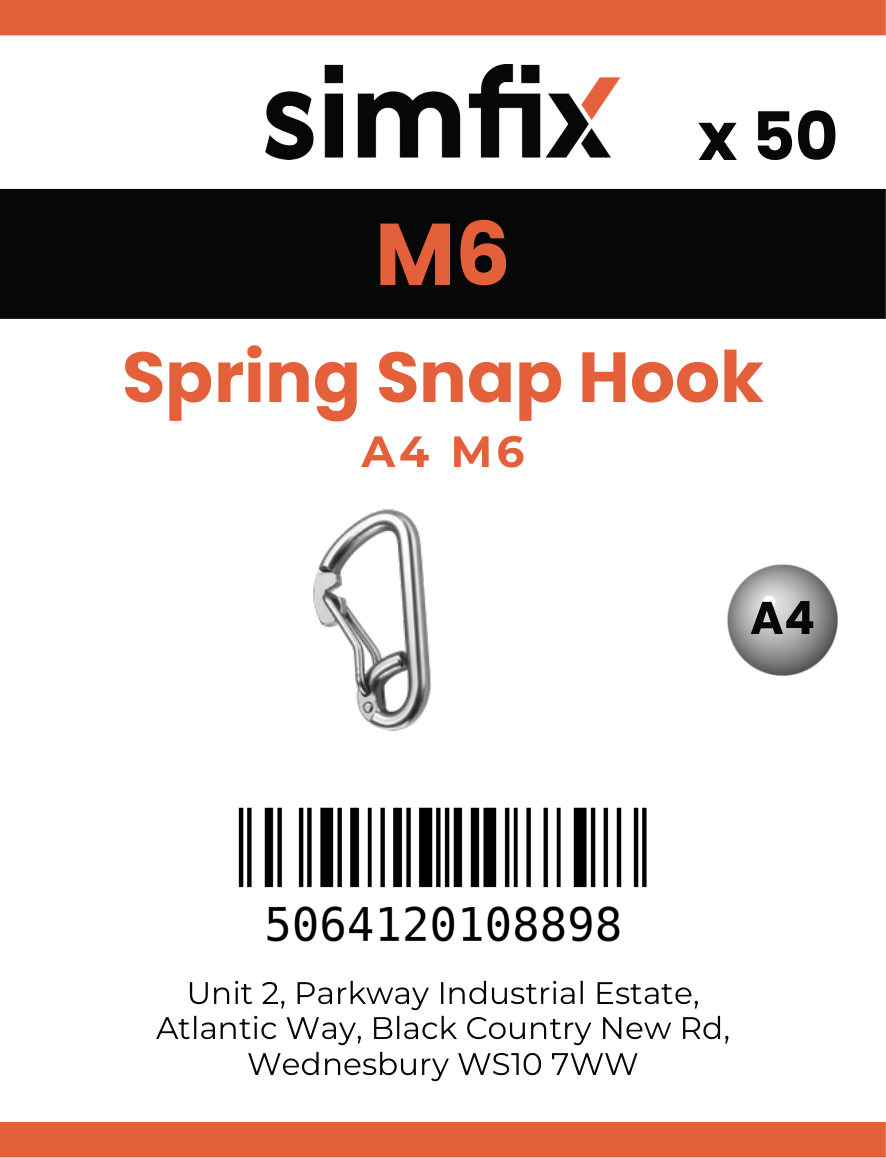 Simfix product label - 8305A406-T