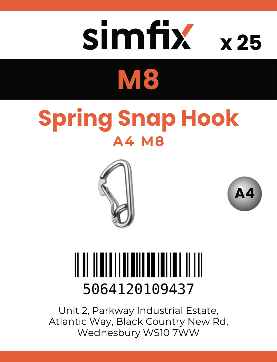 Simfix product label - 8305A408-T