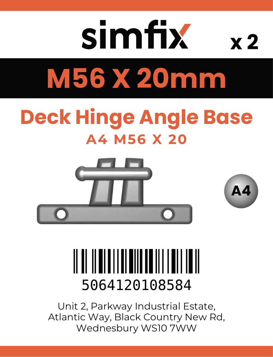 Simfix product label - 8313A456020-D