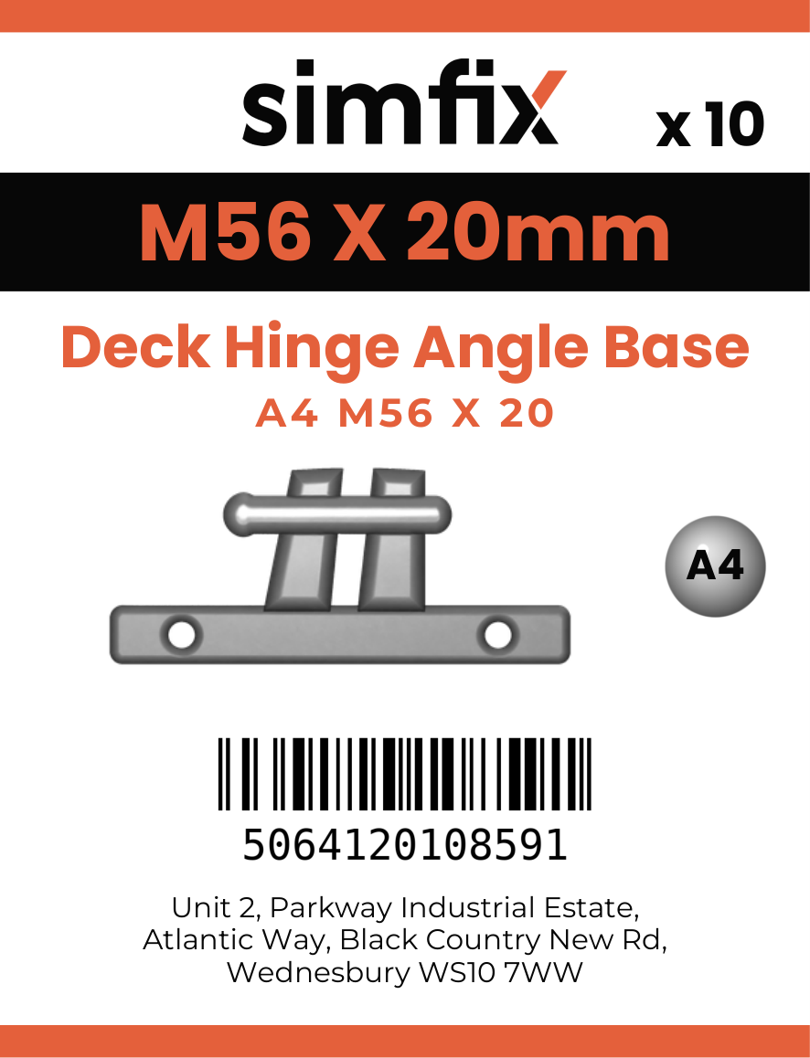 Simfix product label - 8313A456020-T