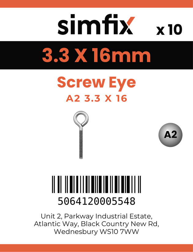 Simfix product label - 8316A23316-D