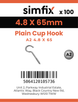 Simfix product label - 8317A24865-T
