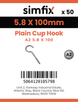Simfix product label - 8317A258100-T