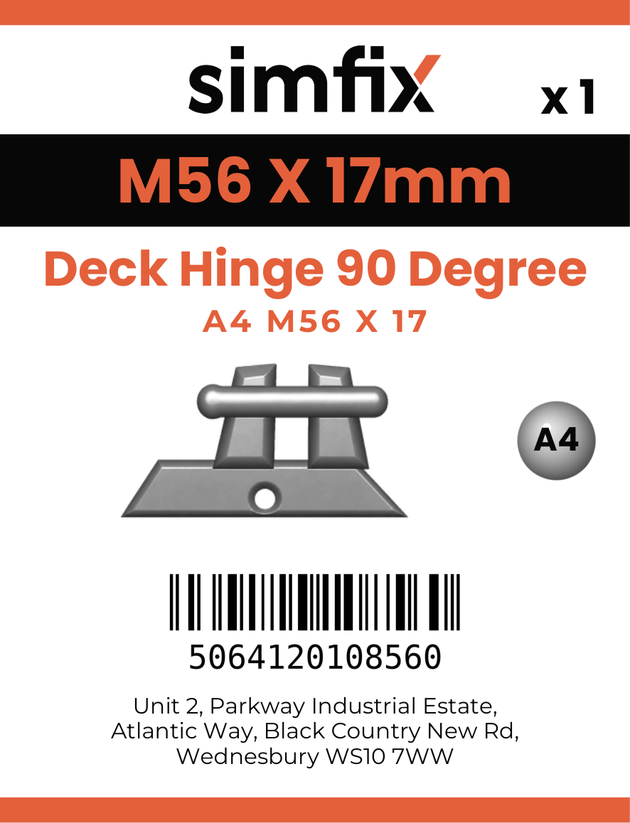 Simfix product label - 8328A456017-D