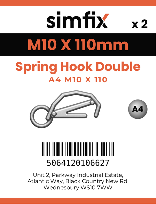 Simfix product label - 8338A410110-D
