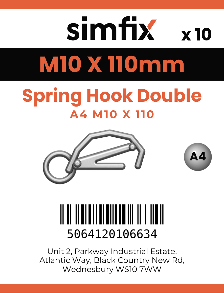 Simfix product label - 8338A410110-T
