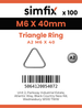 Simfix product label - 8349A206040-T