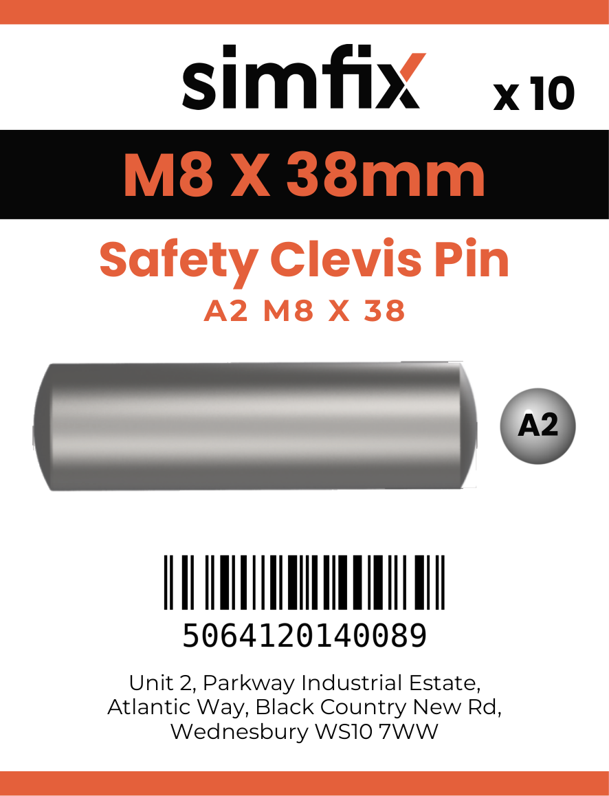 Simfix product label - 8356A208038-D