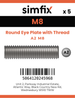 Simfix product label - 8368A208-D