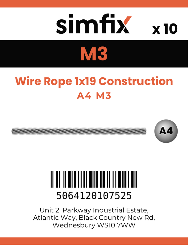 Simfix product label - 8378403-D
