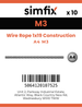Simfix product label - 8378403-D