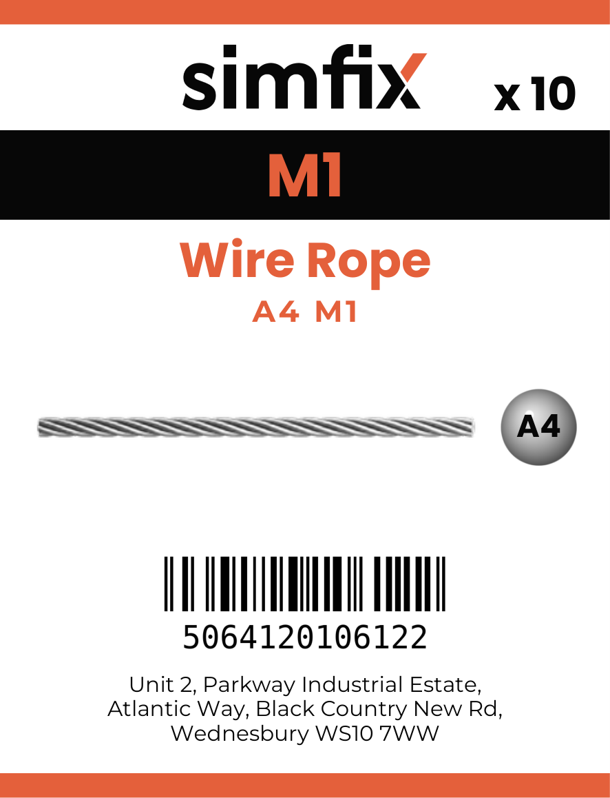 Simfix product label - 8379401-D