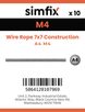 Simfix product label - 8379404-D