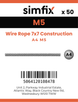 Simfix product label - 8379405-T