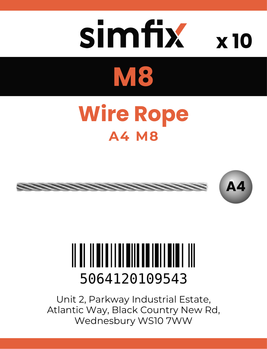 Simfix product label - 8379408-D