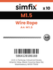 Simfix product label - 8379415-D