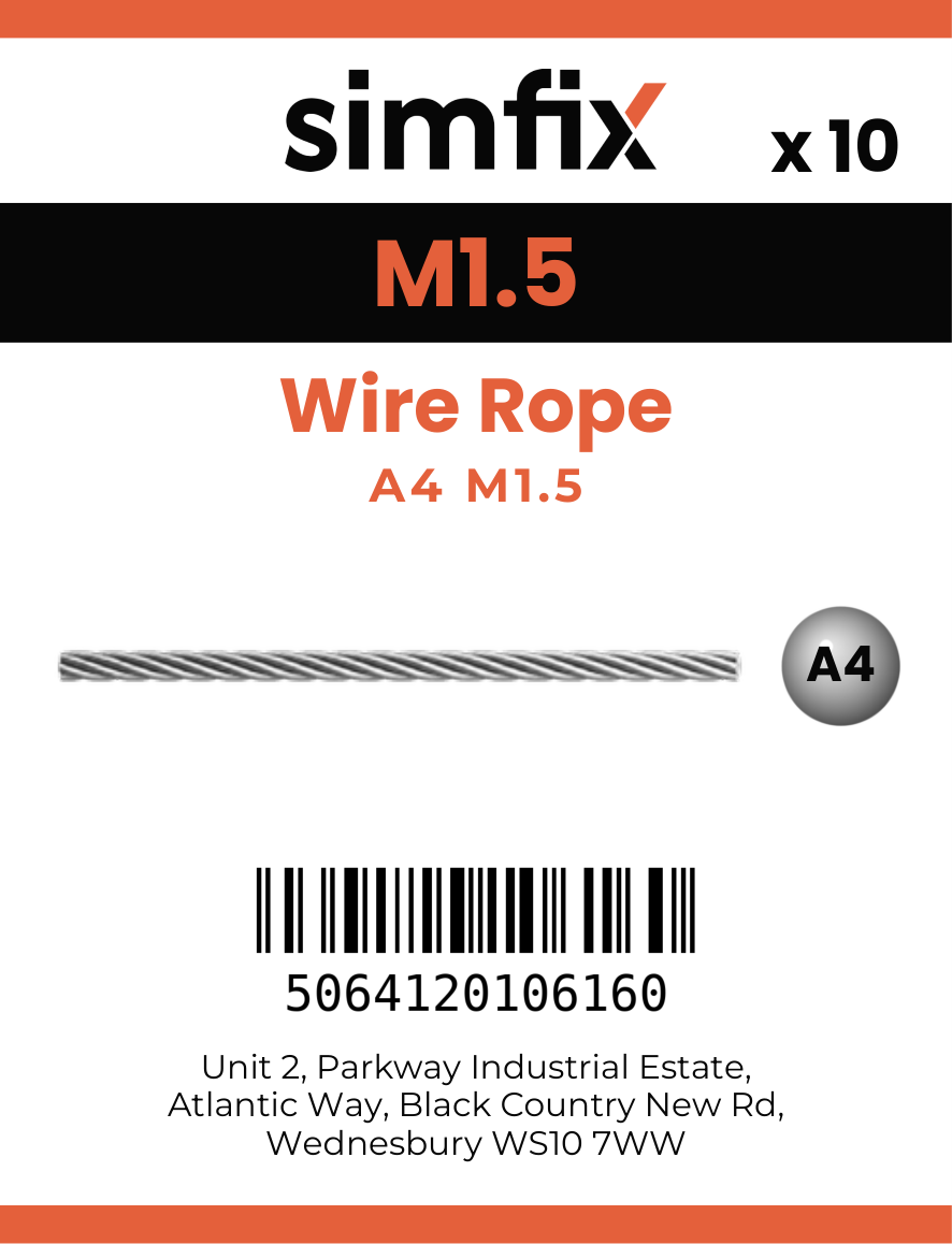 Simfix product label - 8379415-D