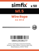 Simfix product label - 8379415-T