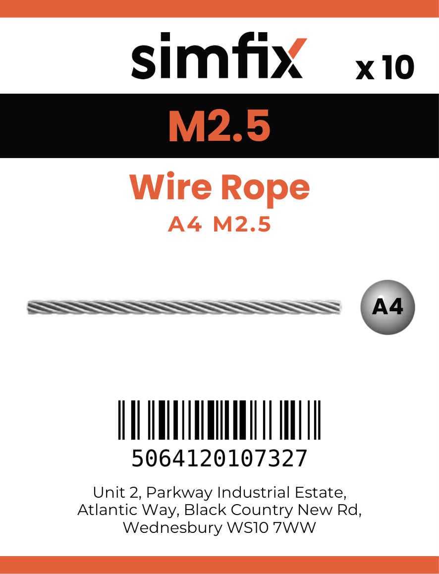 Simfix product label - 8379425-D