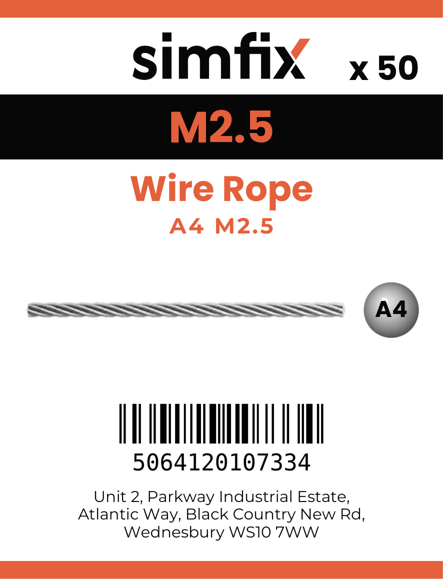 Simfix product label - 8379425-T