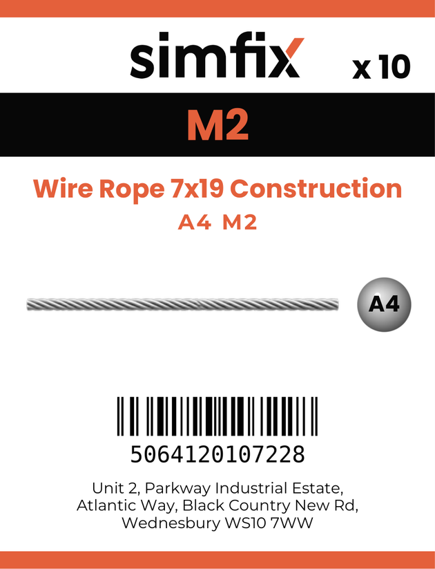 Simfix product label - 8382402-D