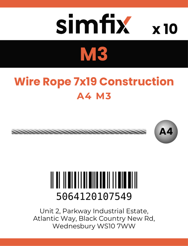 Simfix product label - 8382403-D