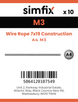 Simfix product label - 8382403-D
