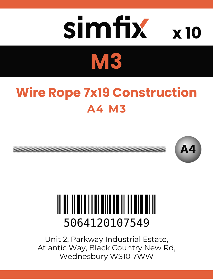 Simfix product label - 8382403-D