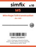 Simfix product label - 8382405-D